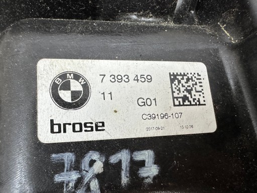 window regulator rear part left 7393459 BMW X3 G01