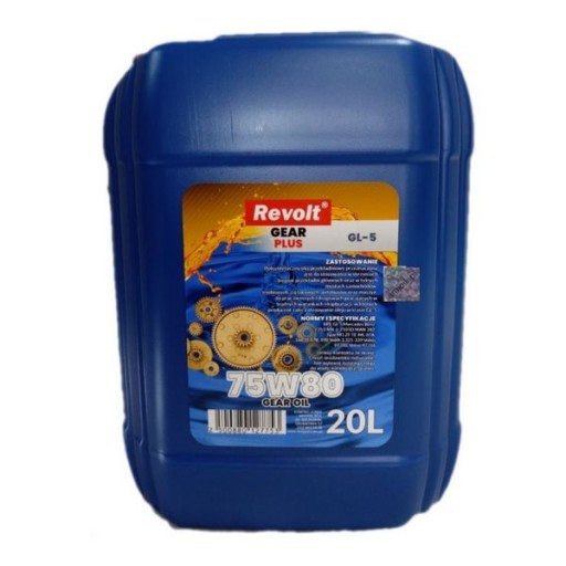 Revolt gl5 75w80 трансмісійне масло c003k20 20л