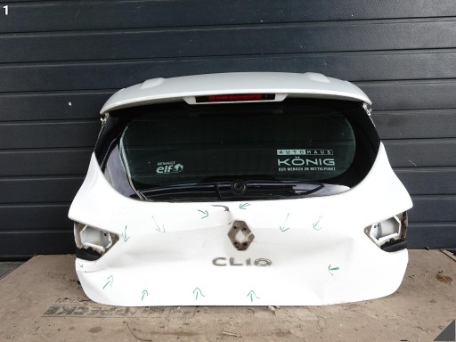 RENAULT CLIO IV 4 HATCHBACK 12- heckklappe kofferraumdeckel Kofferraum heck + FENSTER + Leuchte STOP