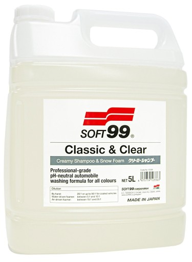 Soft99 Classic & Clear Shampoo 5000ml