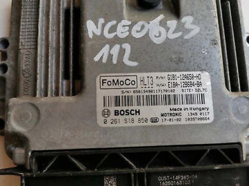 FORD ECU G1B1-12A650-HD E1BA-12B684-BA 0261S18850 Computer ECU