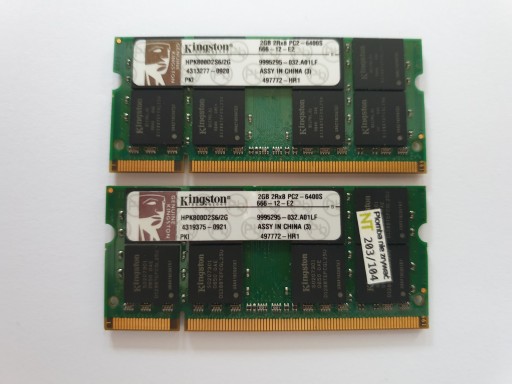 DDR2 4GB 2x2GB 800Mhz PC2 6400S 4096MB SODIMM