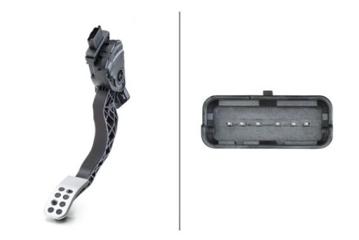 6PV 009 - Педаль акселератора CITROEN C3 1 4 09-