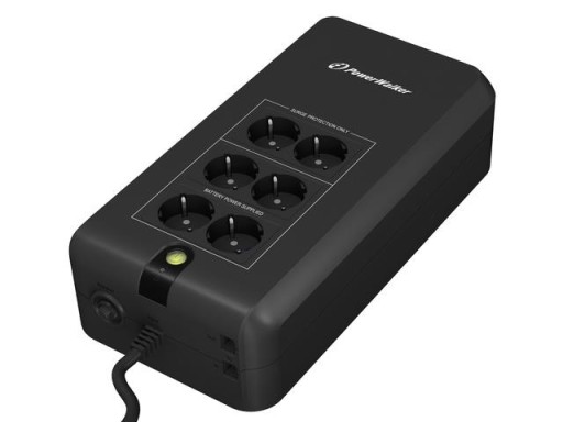 Джерело безперебійного живлення ups power walker off-line 800va 4x pl + 2xpl out