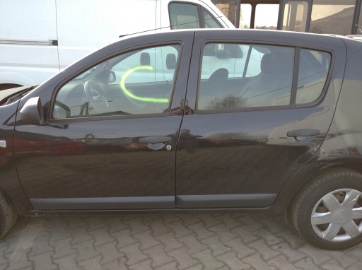DACIA SANDERO e 1 PORTA Portiera posteriore sinistro nero NV676