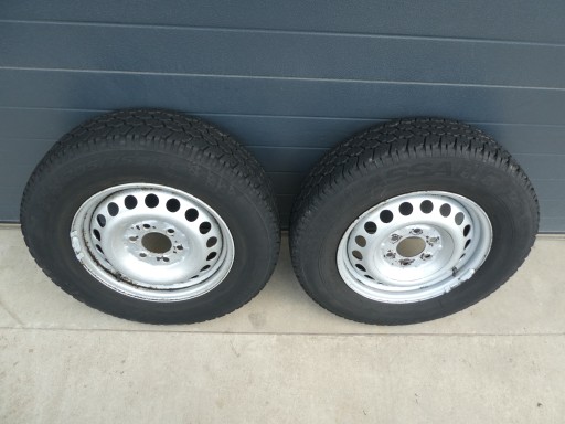 2X wheels discs tyres MERCEDES SPRINTER A0014013502 205/75/16C 2018R