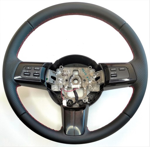 190 - РУЛЕВОЕ КОЛЕСО MAZDA CX - 7 CX7 RX-8 RX8 ОБШИВКА КОЖА