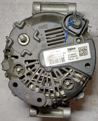 Генератор vw multivan t6 transporter t6 2.0 tsi fg18t169 14в 180а