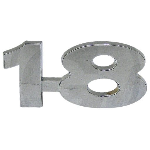 1490183390600CR - Хромированная эмблема Porsche AP 18