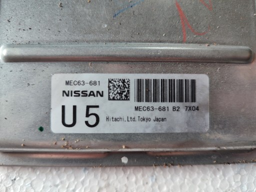 computer of the engine NISSAN MURANO Z50 3.5 MEC63-681