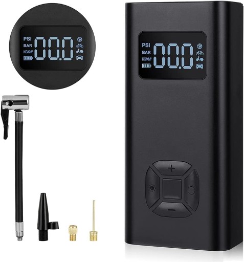 Цифровий шиномонтажний насос, портативні надувні машини