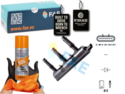FAE80258#ECS-PCP+K - Катушка зажигания opel fae #petrolhead pro+ kit4