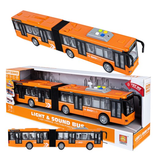 Міський зчленований автобус Wenyi WY913B, помаранчевий