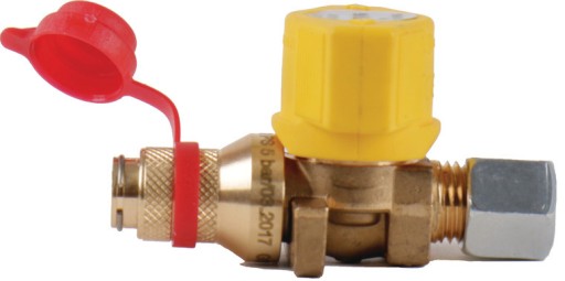 Швидкороз'ємна газова муфта SKU SSV-K з клапаном gok 8 мм