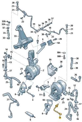 05A927321F - ДАТЧИК СКОРОСТИ AUDI A8 10-