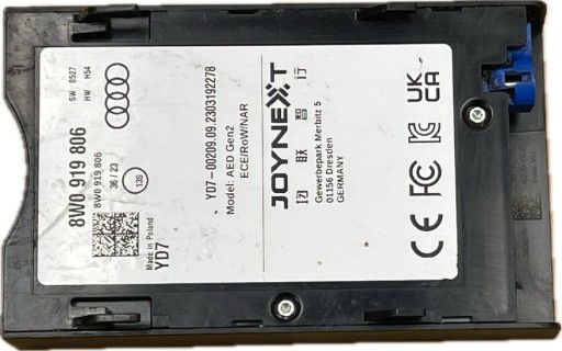 AUDI A4 B9 A5 F5 15- module control unit AED 8W0919806