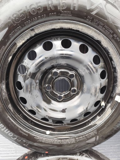 TOYOTA YARIS IV ruote CERCHI Ferro 185/65/15 KOMPLET DEMONTAZ