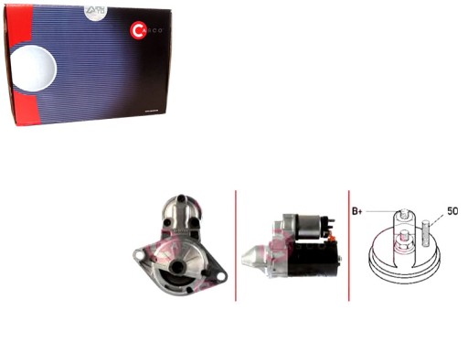CASCST10203AS(iMOTO) - 12v 1.1kw каско стартер + водійський комплект №37