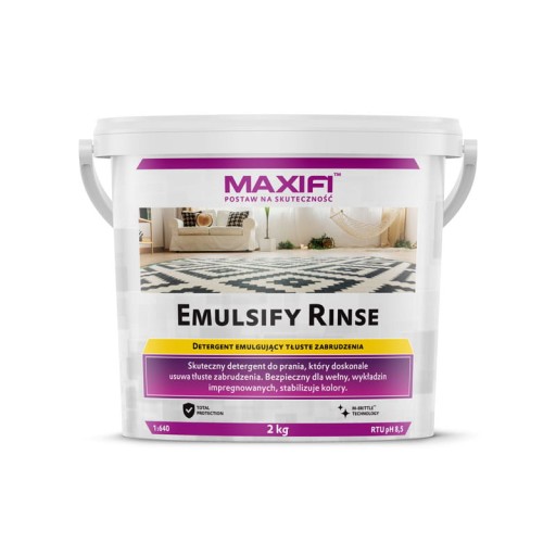 Maxifi Emulsify Rinse 2 кг для прання оббивки!