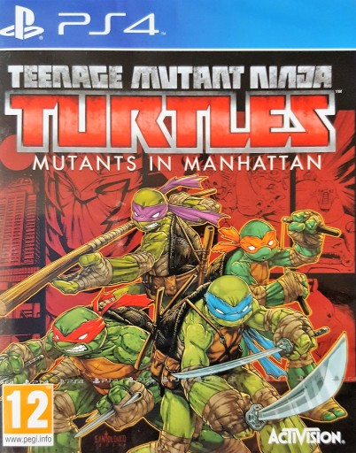 TEENAGE MUTANT NINJA TURTLES MUTANTI V MANHATTAN PLAYSTATION 4 MULTIGAMES