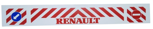 Бризговики напівпричепа RENAULT червоний ордер-заборона