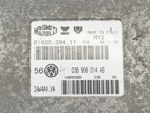 computer control unit of the engine Vw GOLF IV 1.4 16V 036906014AB