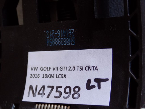 VW GOLF VII handle left rear part LC9X 5G0837205