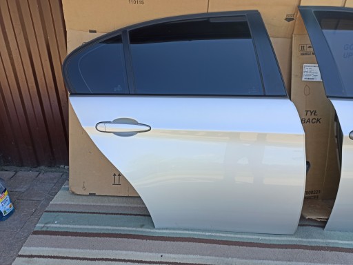 door right rear part BMW E90 silver 354
