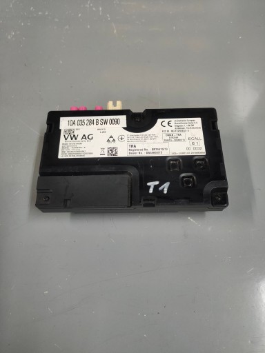 10A035284.B - Vw id3 id.3 id4 id.4 id5 q4 модуль e-tron контроллер онлайн-сервисов 10a035284b