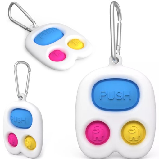 БРЕЛОК PUSH BUBBLE SQUISHY FIDGET TOYS TOY SQUISH