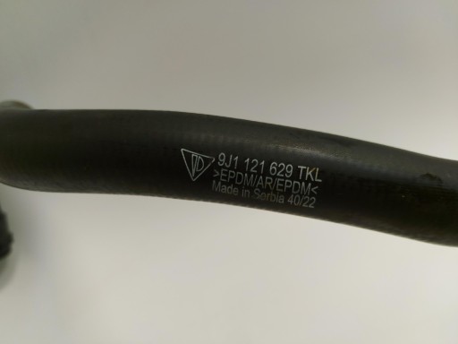 Porsche Taycan 4S 9J1 2022 crijevo prijenos vode cieczy chlodzenia 9j1121629