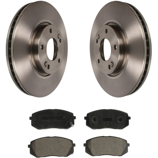 2x 19-1863 - ДИСКИ + КОЛОДКИ ПЕРЕДНИЕ KIA SPORTAGE II III OPTIMA