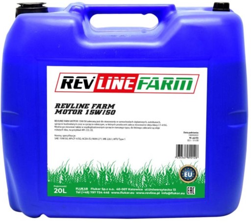 Моторное масло REVLINE FARM MOTOR 15W50