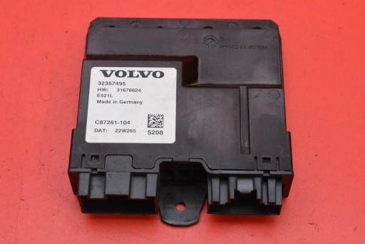 control unit module bonnet boot rear part 32357495 VOLVO V60 2 II LIFT 23