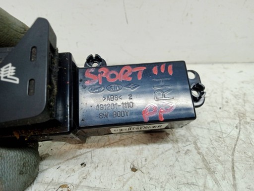 KIA SPORTAGE III 3 491201-1110 switch of the heating seat right front