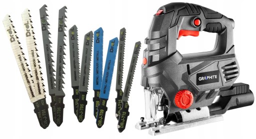 ГРАФИТ 58G077 ЛОБЗИК 800W + 10 ПИЛЬНЫХ ДИСКОВ