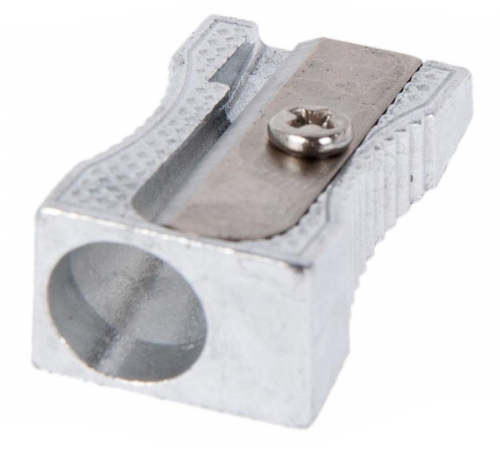 Точилка ручна одинарна Starpak Відтінки сірий і сріблястий