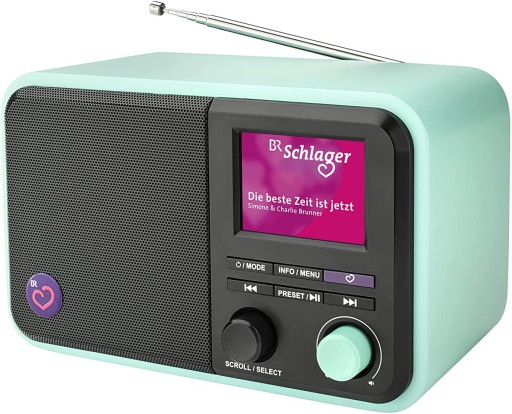 Radio BR Schlager DAB+ FM z Bluetooth USB SD