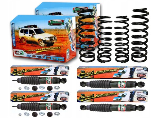 Пружини амортизатори підйом +2'' дюйма lada niva 1977 - 1993 efs