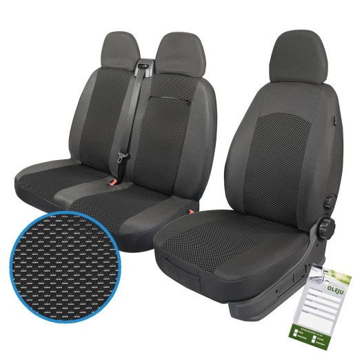 Чехлы на сиденья Citroen Jumpy II 2006 2015 2014 2013 2012 2011 2010 2009