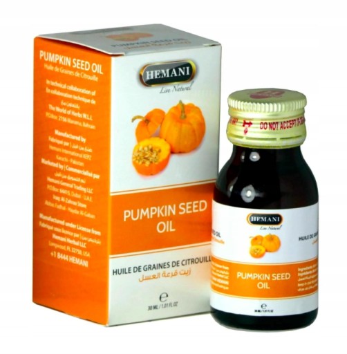 Олія насіння гарбуза Hemani HEM229 30 мл