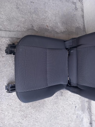 seat rear part rear right II row TOYOTA VERSO LIFT ISOFIX black OEM
