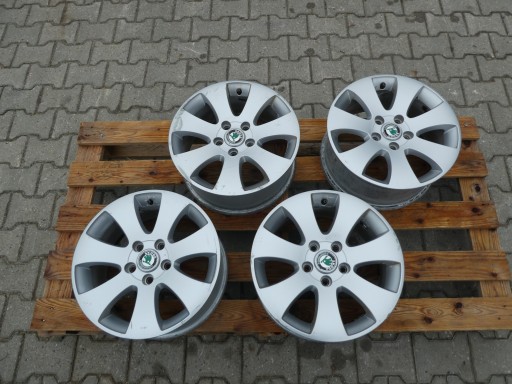 4X discs aluminium disc 3T0601025 SKODA 5X112