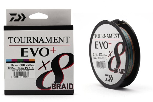 Оплетка Daiwa TOURNAMENT X8 BRAID EVO+ 0,35 мм х 300 м