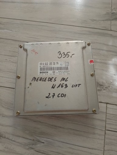 Контроллер двигателя a6121533279 0281010796 mercedes ml w163 лифт 2.7cdi