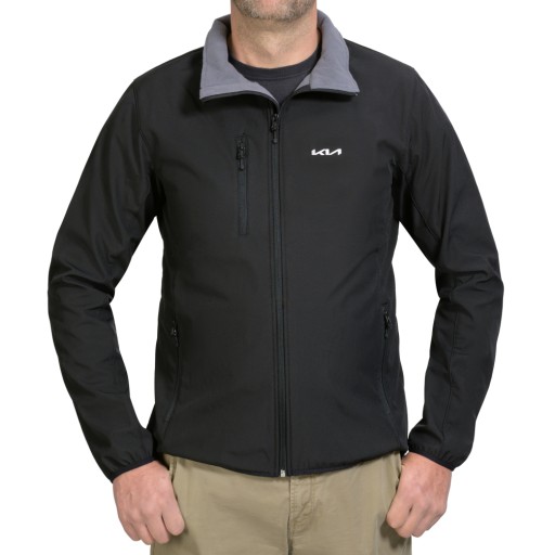 Чоловіча куртка софтшел Kia чорна розмір M