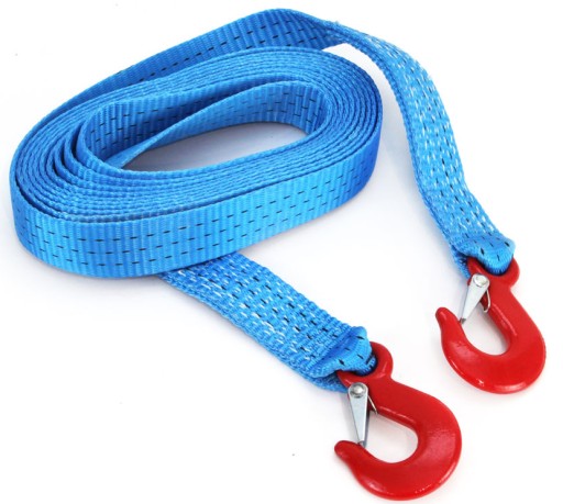 БУКСИРОВОЧНЫЙ ЛЕНТ 3T 5M КРЮКИ ДЛЯ ЛЕНТЫ 5 метров