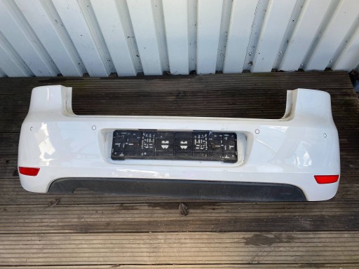 VW GOLF VI HB 5D complete bumper rear part rear PDC LB9A BIALY