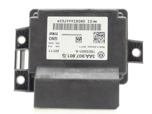 module control unit electric brake VW SHARAN 7N PASSAT B7 CC 3AA907801G