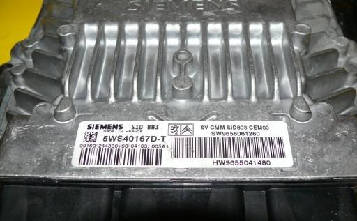 Module Unité de contrôle Moteur PEUGEOT 407 2.0 HDI 138KM